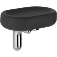 Gessi Goccia Seifenhalter zur Wandmontage, Schale aus GRES, schwarz, 38002099, Farbe: Schwarz XL