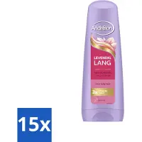 Unilever 15 x Andrélon Conditioner Levendig Lang - 200 ml - Vorteilspackung - 15 Stücke