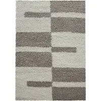Ayyildiz Teppiche Hochflor-Teppich TEPPICHE "Gala Shaggy 2505, auch als Läufer und in Rund", grau, H:30mm Ø:200cm, Kunstfaser, Teppiche, Hochflor-Teppich, robuster Langflor, alle Räume, Wohnzimmer