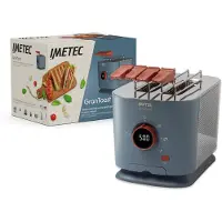 Imetec Grantoast - Toaster 2 XL-Scheiben mit zu öffnenden Zangen für gefüllte To
