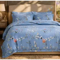 Merkloos Omgoods – 4-teiliges Bettwäsche-Set für Doppelbett – Weiche Mikrofaser