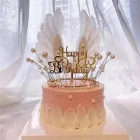 OEM Kuchen Deko für Geburtstag, Hochzeit und Baby-Feier mit Perlen