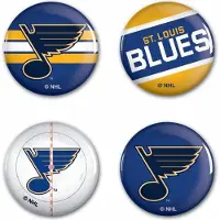 WinCraft Button-Set St. Louis Blues NHL Button 4 Pack