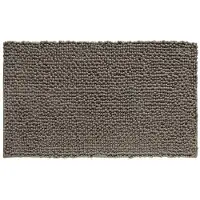 InterDesign iDesign 19014EU Frizz Mikrofaserteppich, 76 x 51 cm, mokka