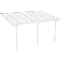 Westmann Westmann, Terrassenüberdachung "Bruce 435", weiß, 300 x 435 x 270 cm (L x B x H)