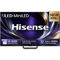 Hisense 55 '' U7DS Pro | ULED MiniLED Smart TV 4K 165 Hz, 139,7 cm (55"), 3840 x 2160 Pixel, QLED, Smart-TV, WLAN, Schwarz