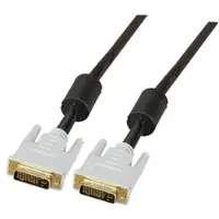 EFB Elektronik EFB K5435.5V1 DVI-I Dual Link Kabel + Analog, 2x DVI-l 24+5, St.-St., AWG 28, 5, 0m, schwarz K54355V1