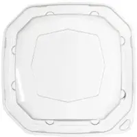 Duni rPet Deckel Octabagasse 400 ml Transparent rPET 160x160x39 | Packung (50 Stück)
