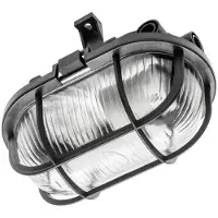 GTV Kanalabdeckung Sanguesa Kay E27 Ip44 40W, Schwarzes Gitter - V-Kay060-10