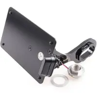 Cult Werk Harley Davidson Flde 1750 Abs Softail Deluxe 107 18-20 Hd-bro038-fr2 Kennzeichenhalter
