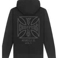 WCC ATX Cross Zip-Hoodie Herren Baumwolle schwarz, 3XL