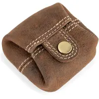 Merkloos Vintage-Geldbörse aus Leder für Damen und Herren