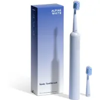 ALPINE WHITE Schallzahnbürste Sonic Toothbrush mit drei Intensitätsstufen Blau One Size