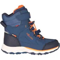TROLLKIDS Hafjell Winter Boots XT Kinder-Winterstiefel, Blau/Dunkelblau/Orange, EU 32 (585-122)