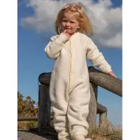 Joha Overall - Wolle - Cremefarbig - - 80 - Overalls
