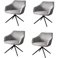 JVmoebel Esszimmer-Stühle Set – 4 elegante Stühle