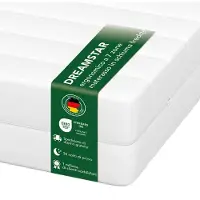 Dreamstar Ergonomische 7-Zonen Kaltschaummatratze | 90 x 200 cm | 11cm | H2 & H3 | Easy Flex