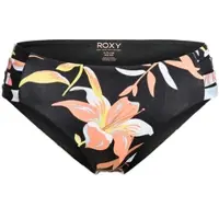 Roxy Bikini-Hose "Hibiscus Wave", Damen, Gr. XS, bunt (anthrazit hibiscus wave swim), Obermaterial: 87% Nylon, 13% Elasthan., Badehosen Bikini-Hose