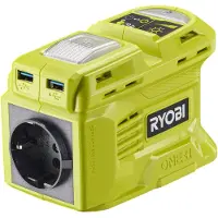 Ryobi Akku-Wechselrichter RY18BI150B-0 18V, Inverter, mobile Stromquelle 150W, 2 USB A-Anschlüsse, 1 USB C-Anschluss