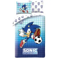 Halantex SP. z.o.o. Sonic, der Igel: Bettwäsche-Set – Mikrofaser, 140 x 200 cm