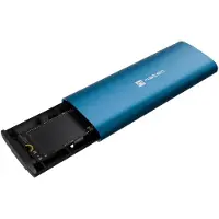 Natec RHINO M.2 NVME LITE, SSD-Gehäuse, M.2, M.2, USB Anschluss, Blau