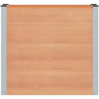 vidaXL Hochbeet Braun 100 x 50 x 91 cm WPC und Aluminium