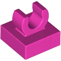 LEGO 10x Fliese modifiziert 1 x 1 mit Clip - abgerundet Kanten (15712) – Einzelteile