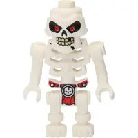 LEGO Ninjago Skulkin Skelettkrieger Minifigur – Gefolgsmann von Lord Garmadon