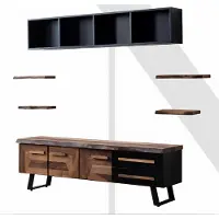 JVmoebel TV Board Stil modern Farbe braun neu praktisch bequem Wohnzimmer Holz