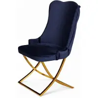 JVmoebel Stuhl Stil modern Farbe blau bequem Esstisch neu weich Stoff Komfort