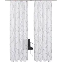 Otto Home Gardine "Bene, 1 Stück, Kräuselband, transparent, gemustert" Kräuselband 1 Stk. tlg. Transparent, gemustert, glatt, verschiedene Größen