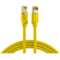 EFB Elektronik K8580GE.5 RJ45 Patchkabel Cat.6A S/FTP LSZH Dätwyler 7702 TM31 gelb 5m K8580GE5