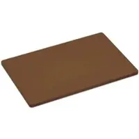 Johannes Giesser Messerfabrik Giesser Kunststoff-Schneidebrett, 60 cm, Für sicheres und schonendes Schneiden, Farbe: braun