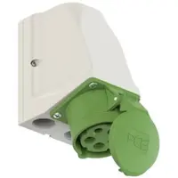 Pce 915-10 CEE-Wandsteckdose durchschleifbar 16A 5p 10h IP44 91510