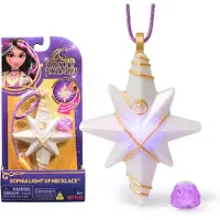 Unicorn Academy Schmuckset - Sophias Kette mit magischen Lichteffekten und Ring, passend zur beliebten Netflix-Serie, Unicorn Academy, 4 Jahr(e), Akkus/Batterien enthalten