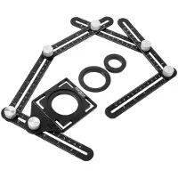 KRAFT&DELE Schablone, Messlehre, Muster, Fliesenlochmarkierer KD10385