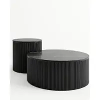 JVmoebel Couchtisch-Set Farbe Dunkelblau Moderner Stil Dunkles Marmor Neu