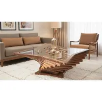 JVmoebel Modern Holz Neu Couchtisch Braun Bequem Praktisch Stilvoll Wohnzimmer