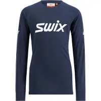 Swix Racex Classic Long Sleeve Jr, Dark Navy/Bright White, 128 dark navy/bright white (75127) 128
