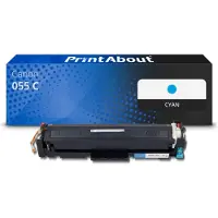 PrintAbout Toner kompatibel mit Canon 055 C - Cyan