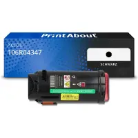 PrintAbout Toner kompatibel mit Xerox 106R04347 - Schwarz - Hohe Kapazität
