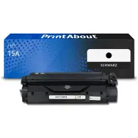 PrintAbout Toner kompatibel mit HP 15A (C7115A) - Schwarz