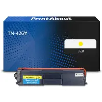 PrintAbout Toner kompatibel mit Brother TN-426Y - Gelb - Extra hohe Kapazität