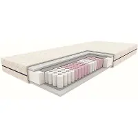 Furnlux Classic FURNLUX Federmatratze Jadeit Weiss 140 X 200 Cm / Hauptfarbe: Weiß / Abmessungen: 140 x 20 x 200 cm