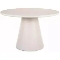 Furnlux Classic FURNLUX Esszimmer-tisch Aurora Beige 120 Cm / Hauptfarbe: Beige / Abmessungen: 120 x 76 x 120 cm
