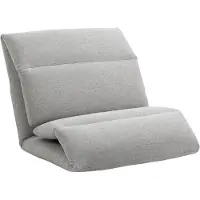 Dripio Vloerstoel Loungesessel 5-fach verstellbar 72x71x60 cm hellgrau