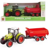 Askato Traktor mit Anhänger (Spielzeug, Fahrzeuge)