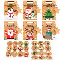 Dripio Adventskalender zum Befüllen, 24-teilig, mehrfarbig, 21 cm
