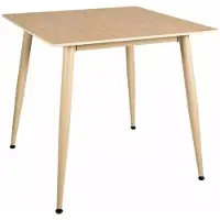 Furnlux Classic FURNLUX Esszimmer-tisch Rion Beige 80 Cm / Hauptfarbe: Beige / Abmessungen: 80 x 76 x 80 cm