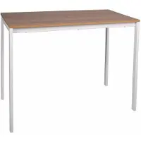Furnlux Classic FURNLUX Esszimmer-tisch Mario Brown 100 Cm / Hauptfarbe: Braun / Abmessungen: 100 x 75 x 60 cm